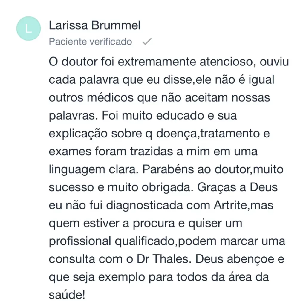 DR THALES REUMATOLOGISTA